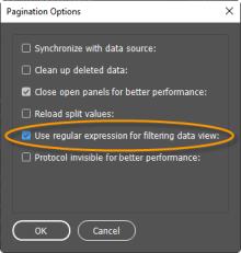 Use Regular Expressions for filtering EasyCatalog panel before pagination