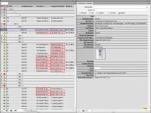 EasyCatalog-Palette und Datensatzanzeiger zeigen Gruppenstruktur einer Palette sowie alle Detailinformationen zu einem Datensatz